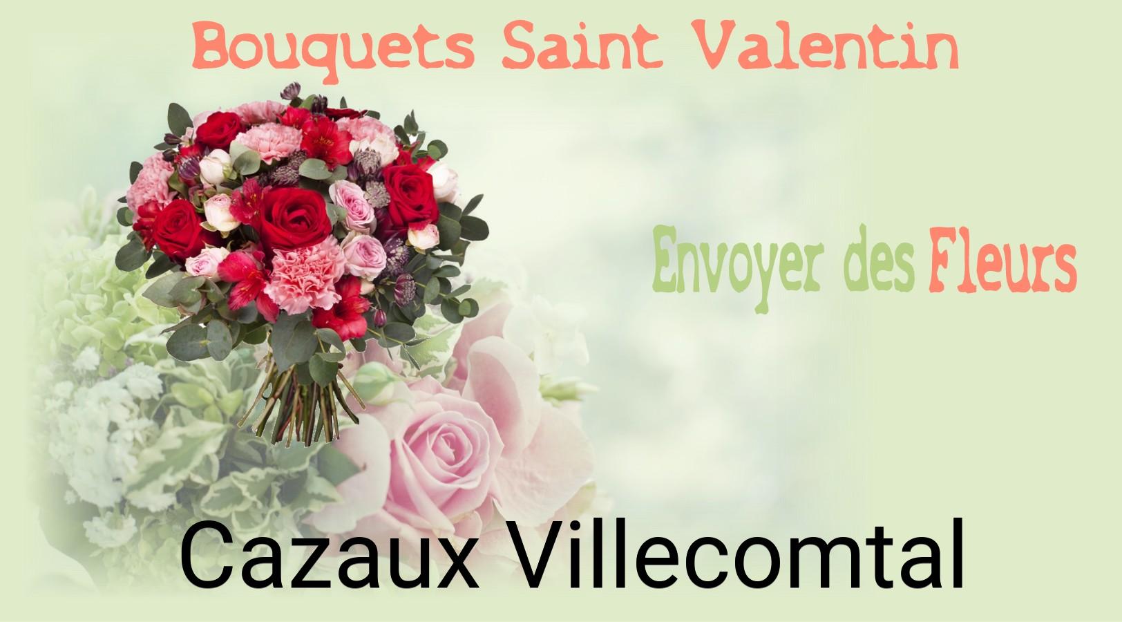 Roses de Saint-Valentin livrées à Cazaux-Villecomtal
